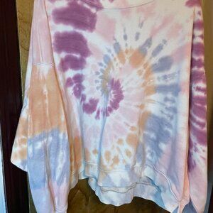 American Eagle Outfitters tie-dye crewneck
